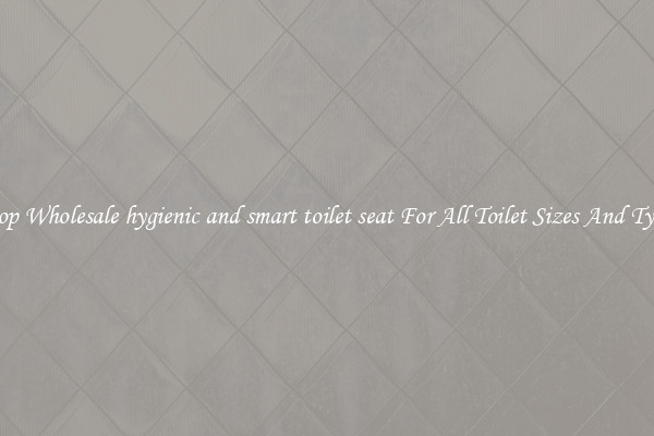 Shop Wholesale hygienic and smart toilet seat For All Toilet Sizes And Types
