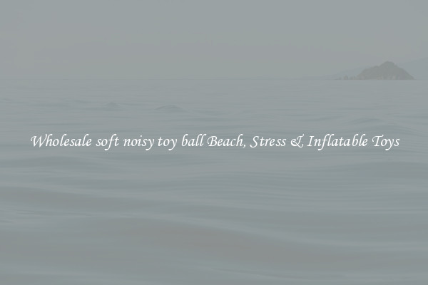 Wholesale soft noisy toy ball Beach, Stress & Inflatable Toys