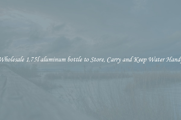 Wholesale 1.75l aluminum bottle to Store, Carry and Keep Water Handy