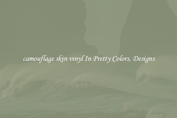 camouflage skin vinyl In Pretty Colors, Designs