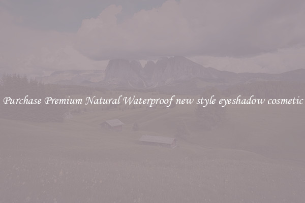 Purchase Premium Natural Waterproof new style eyeshadow cosmetic