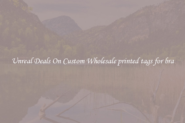 Unreal Deals On Custom Wholesale printed tags for bra